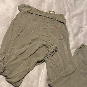Guess Women's Olive Cargo Pants